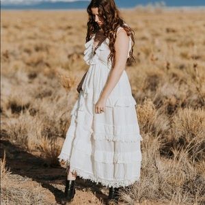 Honest White Maxi Dress - Small